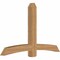 Ekena Millwork Bellingham Timber Gable Bracket, Western Red Cedar, 72"W x 45"H x 5 1/2"D x 5 1/2"F, 15/12 Pitch GBW072X45X0606BEL00SWR - alternate 3